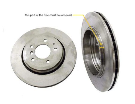 Rear second brake caliper bracket (adapter) BMW E46 M3 (rear calipers BMW E39)