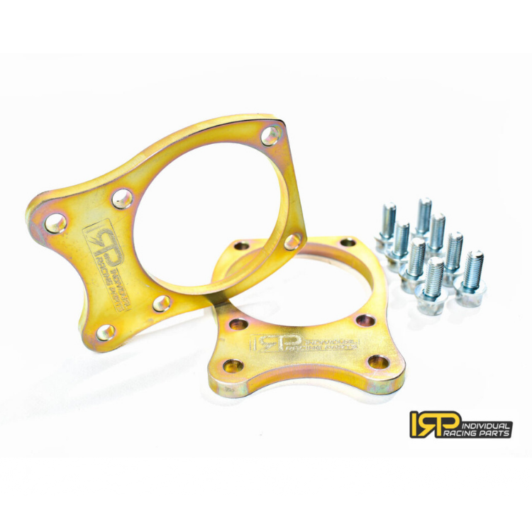 Rear drum trailing arms adapters for disc brakes BMW E36/5