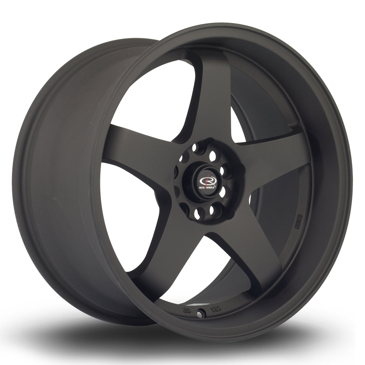 Llanta Rota GTR-D 18x9,5" 5x114.3 ET12 negro mate