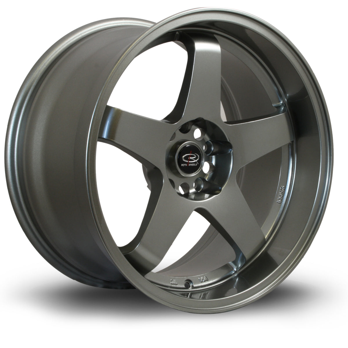 Llanta Rota GTR-D 18x10" 5x114.3 ET12 gris oscuro