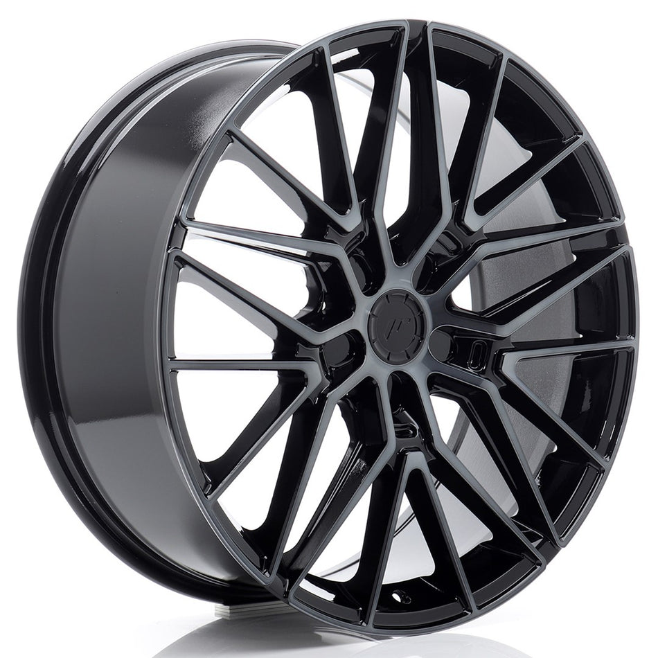 Japan Racing JR-38 20x8" (5 hole custom PCD) ET20-40, Flat Black, Tinted Face