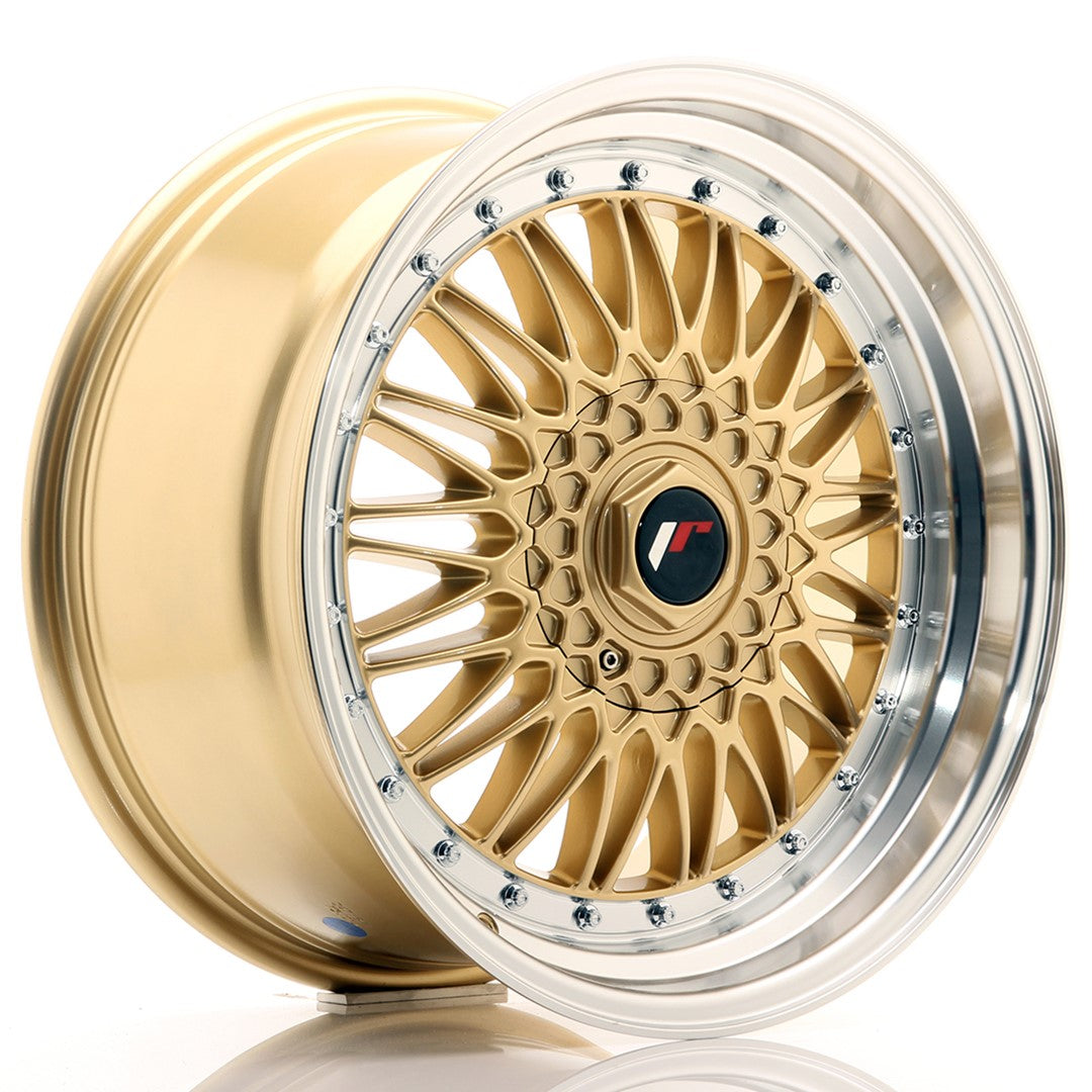 Llanta Japan Racing JR-9 18x9" a medida ET20-40 dorado