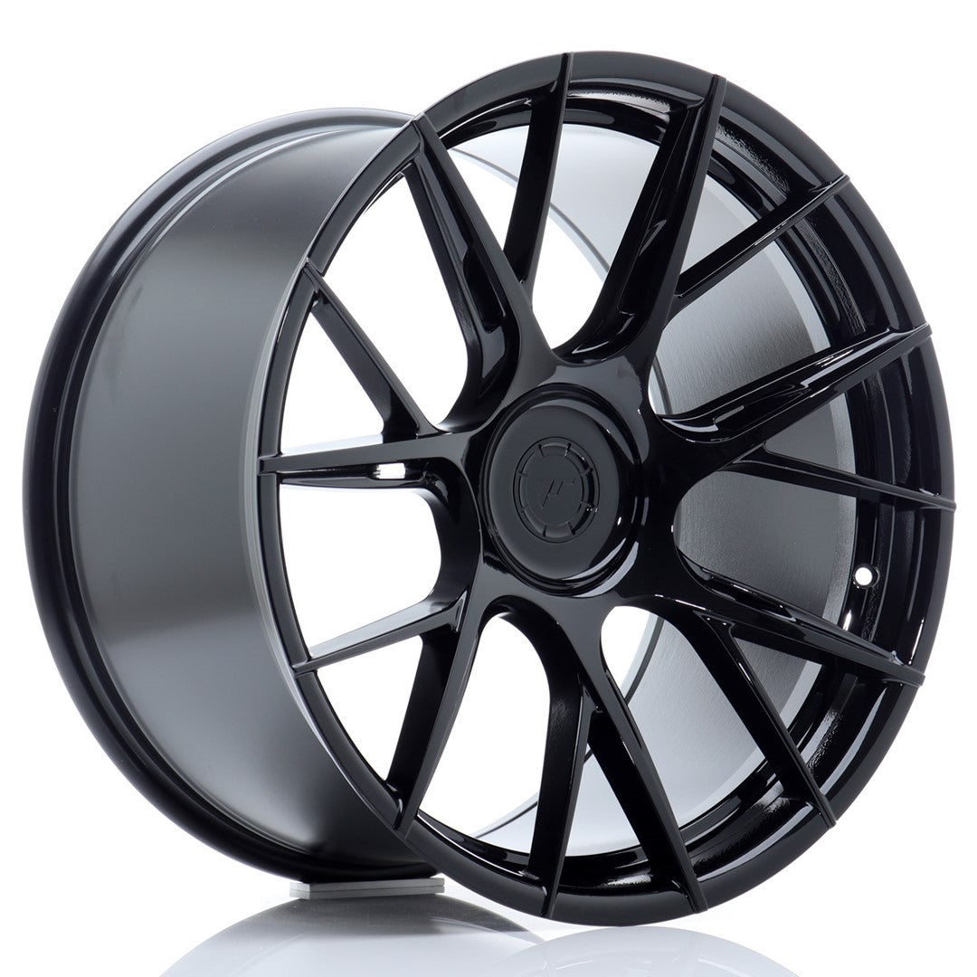 Llanta Japan Racing JR-42 20x11" 5 tornillos a medida ET20-35 negro brillo