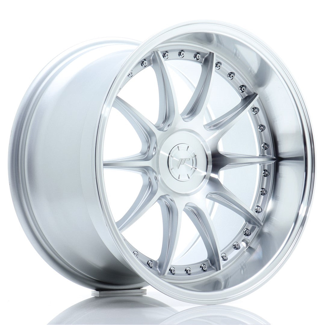 Llanta Japan Racing JR-41 18x10,5" 5 tornillos a medida ET15-25 plata