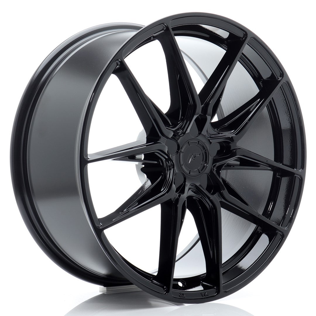 Llanta Japan Racing JR-44 19x8,5" 5 tornillos a medida ET20-45 negro brillo
