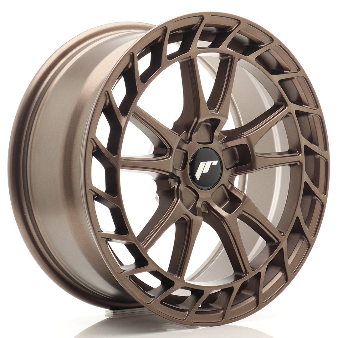 Llanta Japan Racing JR-45 18x8" 5 tornillos a medida ET25-45 bronce