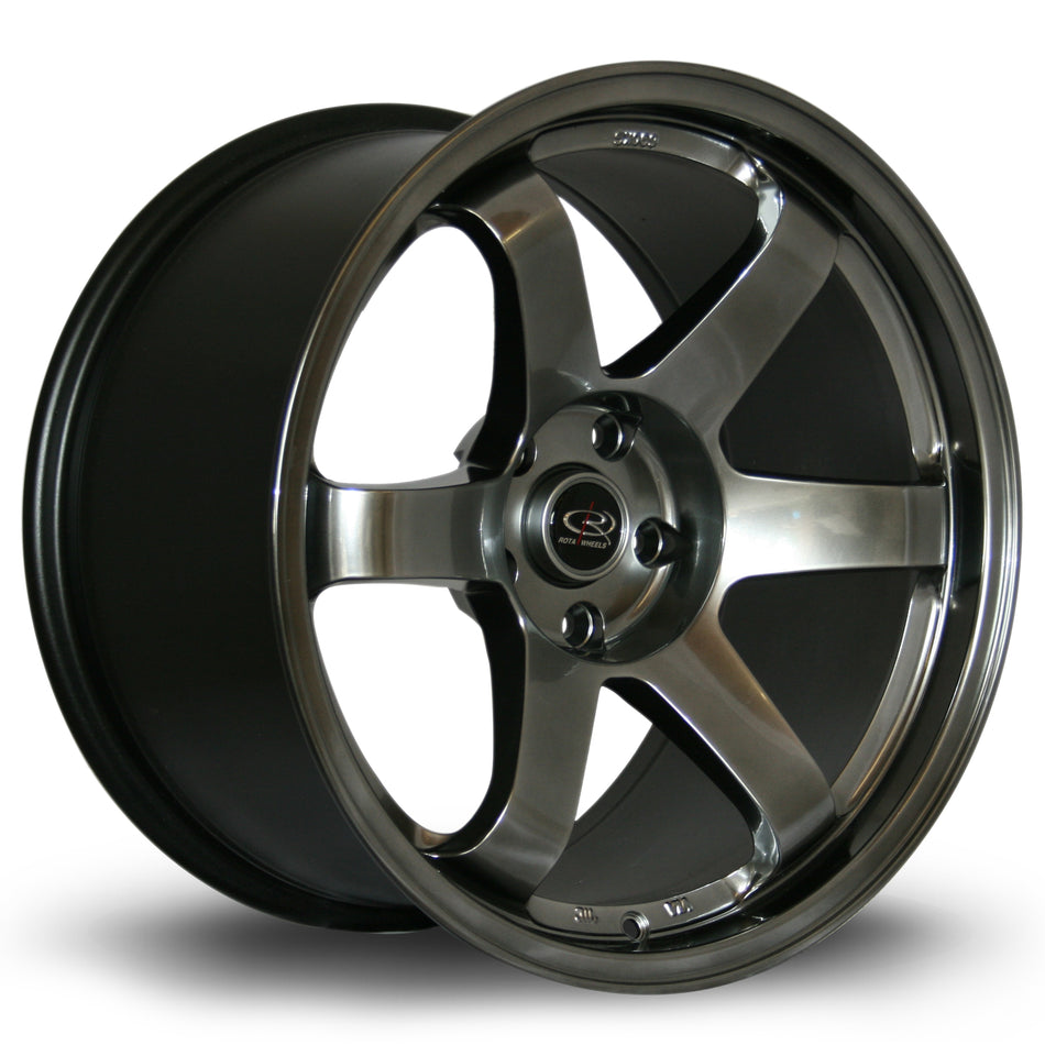 Rota Grid 18x9.5" 5x114.3 ET30, Hyper Black