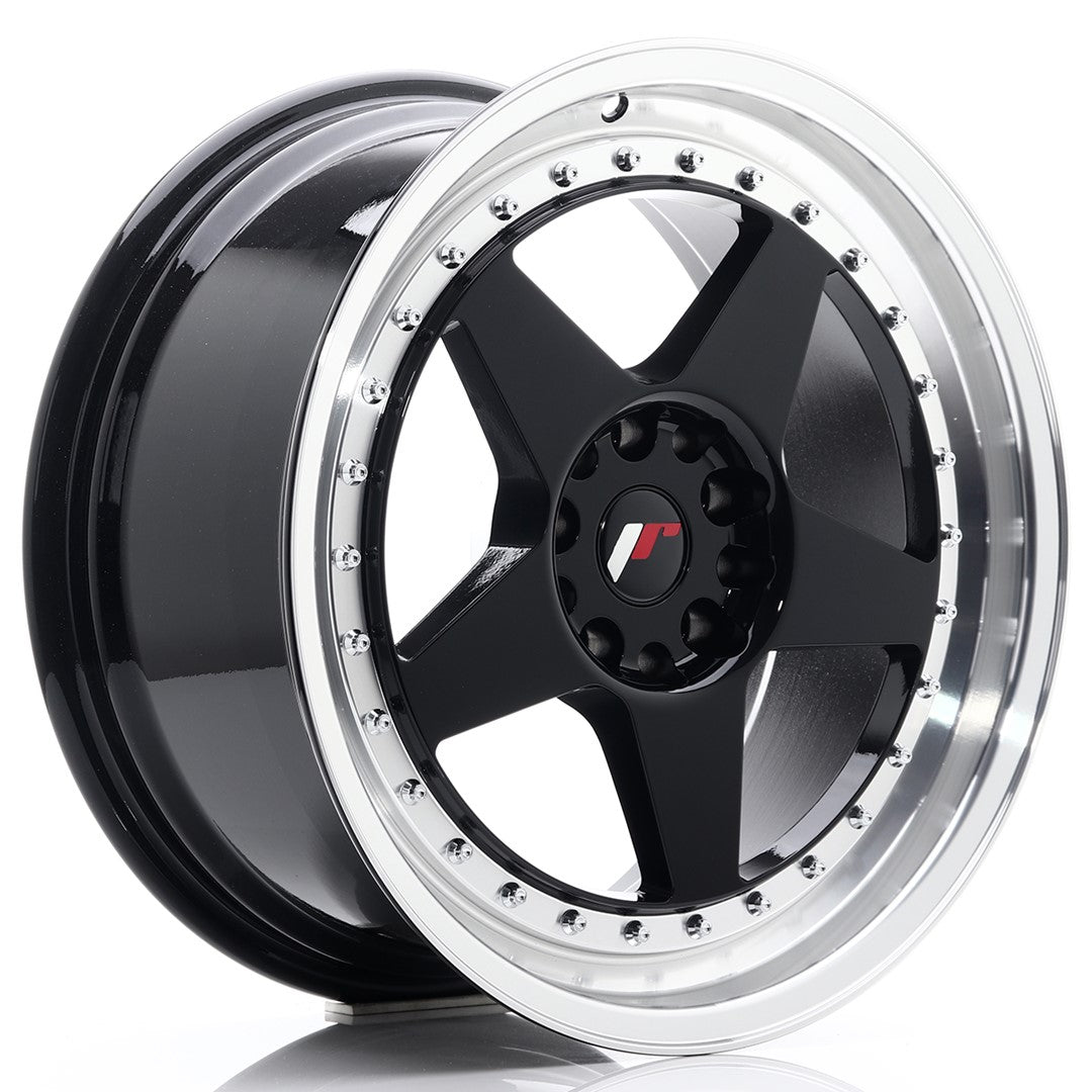 Llanta Japan Racing JR-6 18x8,5" 5x114.3/5x120 ET22 negro brillo