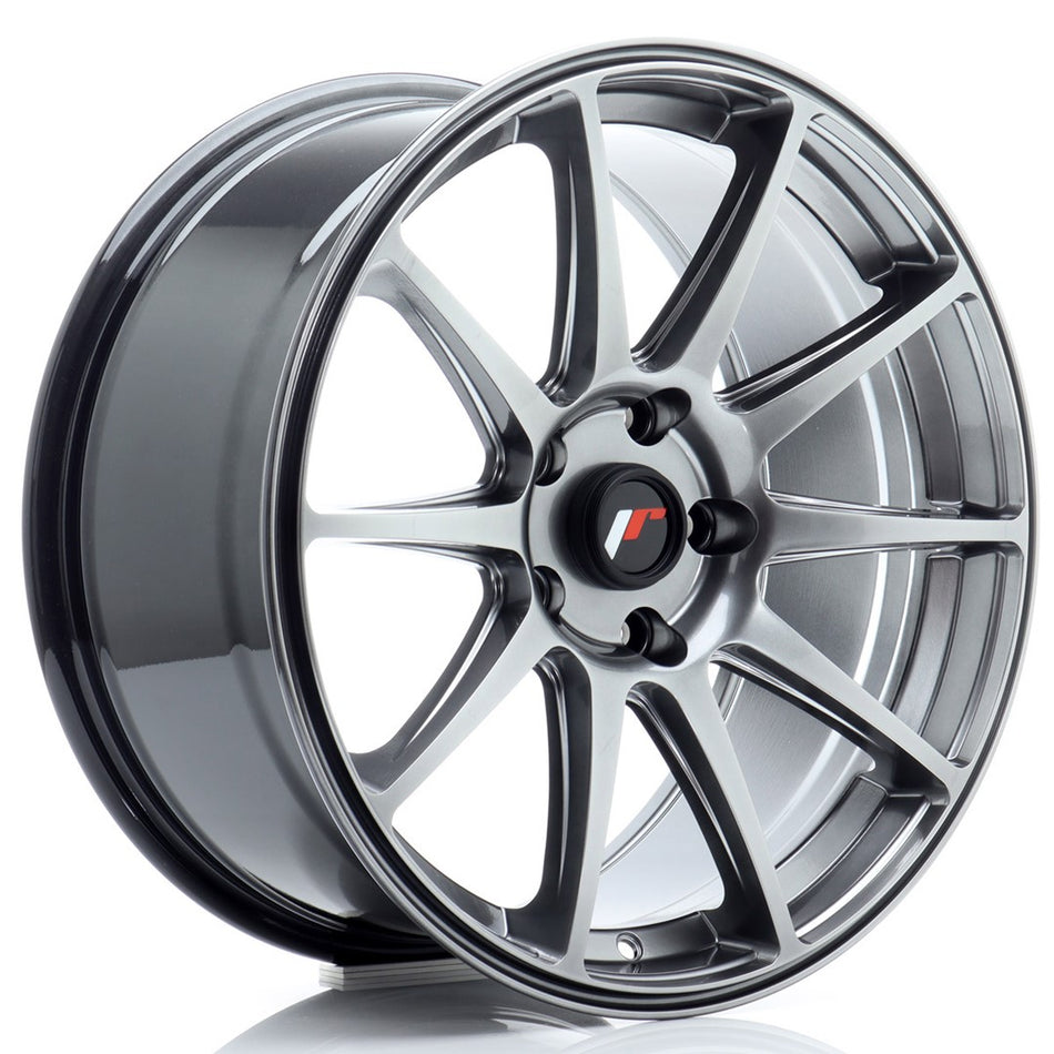 Japan Racing JR-11 18x8.5" 5x120 ET35, Hyper Black