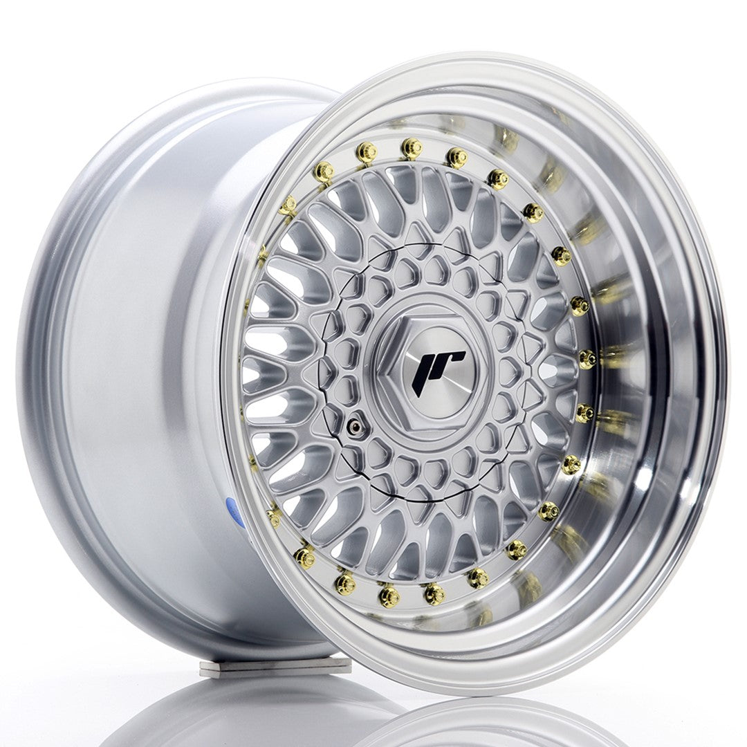 Llanta Japan Racing JR-9 15x9" a medida ET10 plata