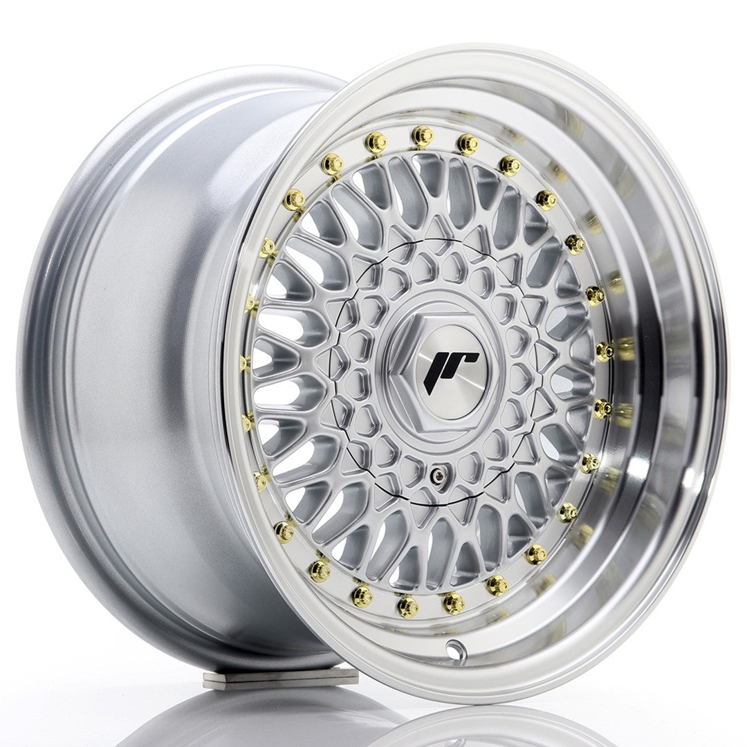Llanta Japan Racing JR-9 15x8" 4x100/4x108 ET20 plata