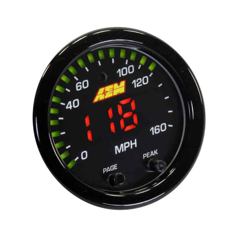 Velocímetro GPS AEM serie X (240 km/h)