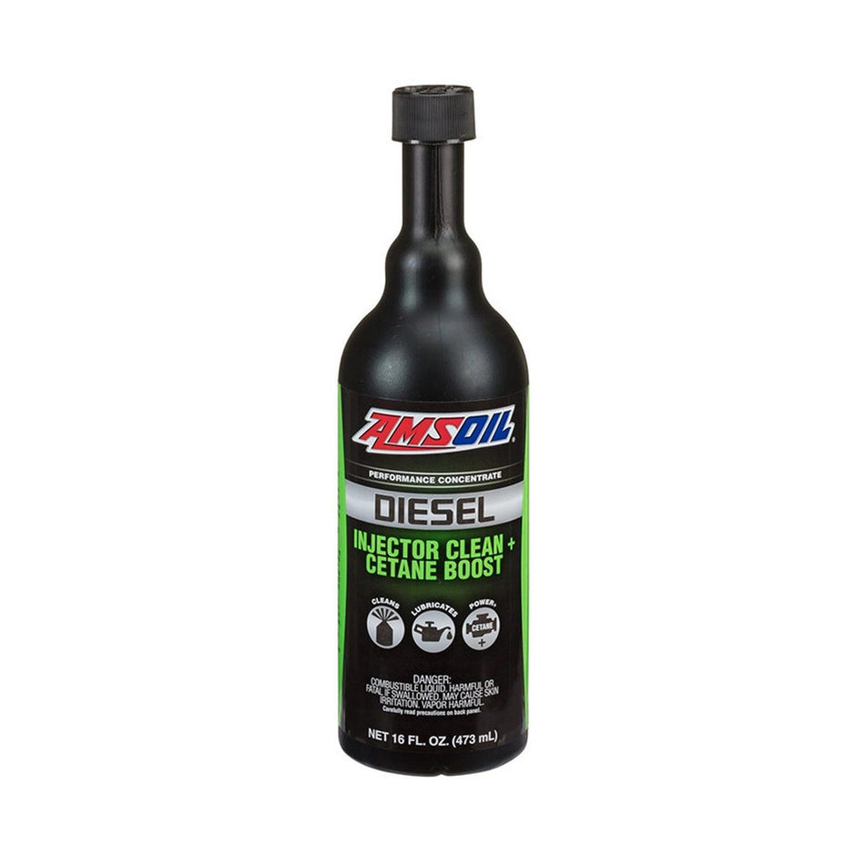 AMSOIL aditivo limpiador de inyectores con elevador de cetano para diésel 0,473 L