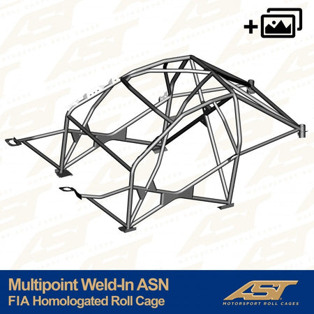 Arco de seguridad AST para soldar BMW 3-Series (E92) (2 puertas coupé) Con Homologación Fia Para   Multipoint Weld-In Asn (V-Design)