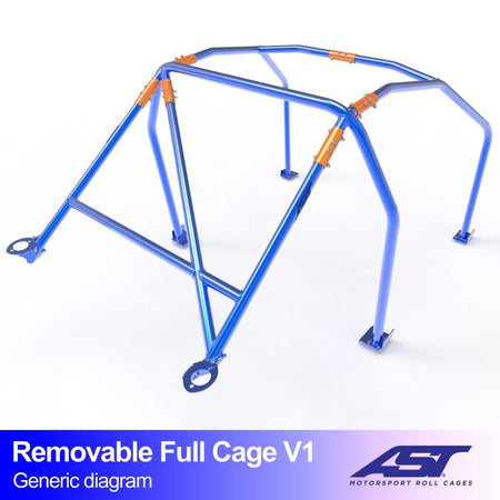Jaula antivuelco AST Honda Civic (EK) (4 puertas Ferio) Full Cage V1 (X-Design)