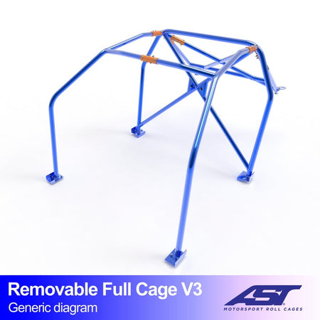 Jaula antivuelco AST Lada Niva (3 puertas) Full Cage V3 (X-Design)