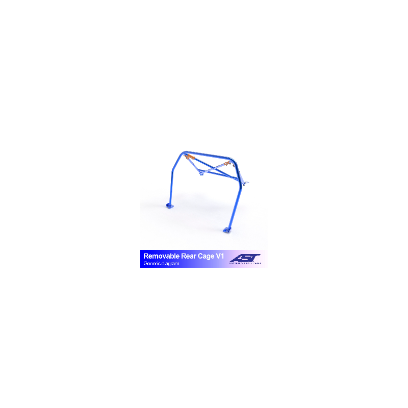 Arco trasero AST Audi A3 / S3 (8V) (4 puertas sedán Quattro) Rear Cage V1 (X-Design)