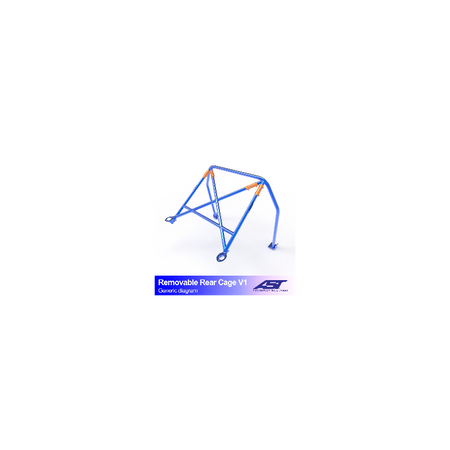 Arco trasero AST Audi A3 / S3 (8V) (4 puertas sedán Quattro) Rear Cage V1 (X-Design)