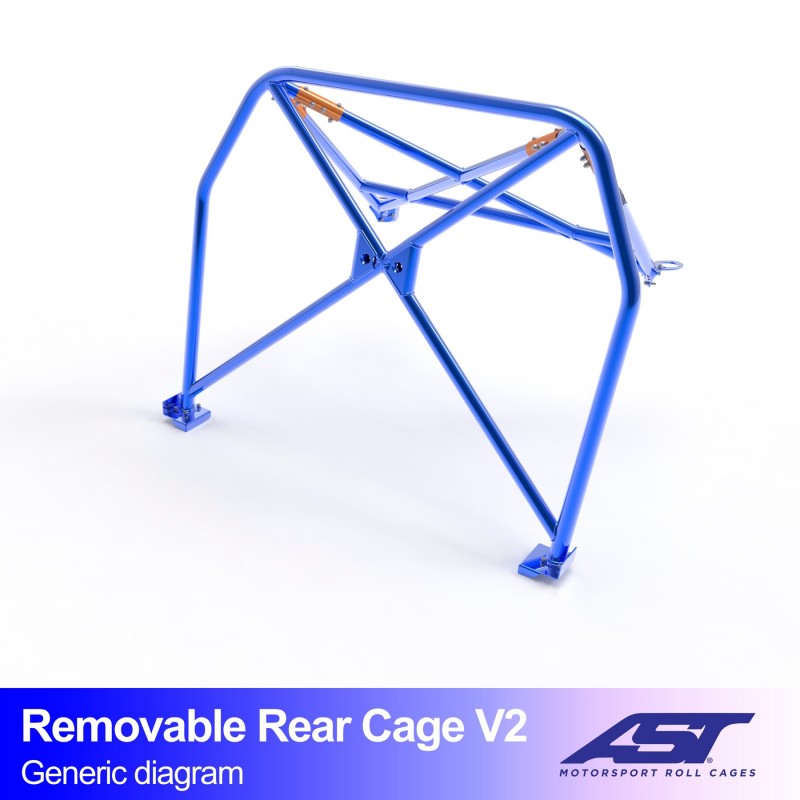 Arco trasero AST BMW 1-Series (E87) (5 puertas hatchback) Rear Cage V2 (X-Design)