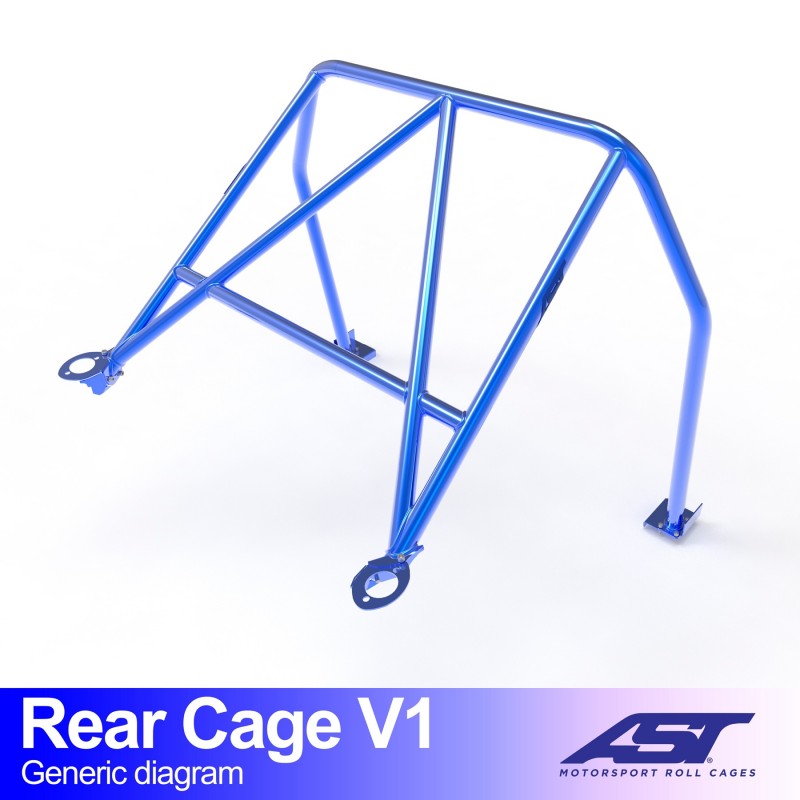 Arco trasero AST Mazda RX-7 (FD) (3 puertas coupé) Rear Cage V1 (V-Design)