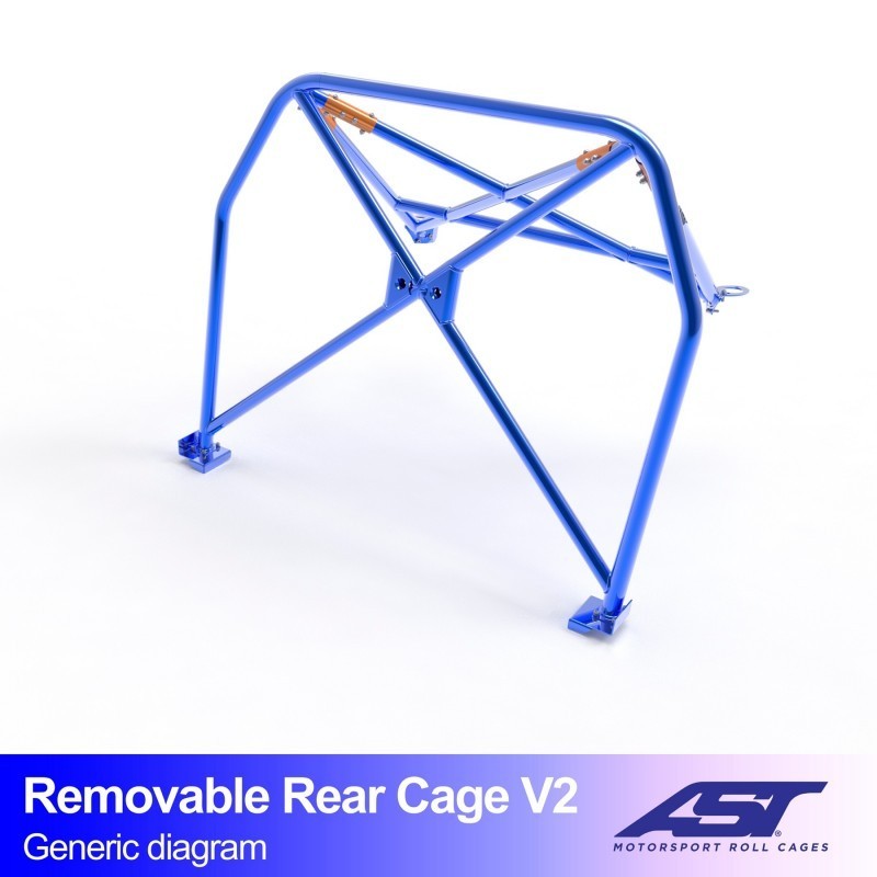 Arco trasero AST Toyota GR Corolla (E210) (5 puertas hatchback) Rear Cage V2 (X-Design)