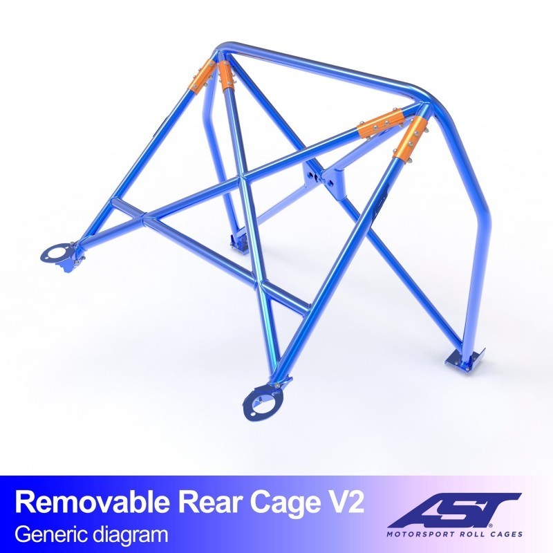 Arco trasero AST Toyota GR Corolla (E210) (5 puertas hatchback) Rear Cage V2 (X-Design)
