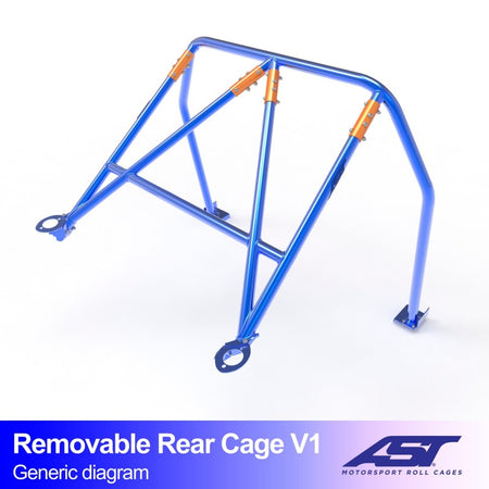 Arco trasero AST Toyota MR-2 (W20) (2 puertas roadster) Rear Cage V1 (V-Design)