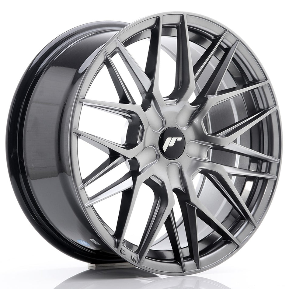 Japan Racing JR-28 17x8" (4 & 5 hole custom PCD) ET25-40, Hyper Black
