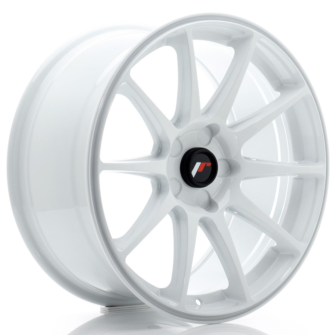 Llanta Japan Racing JR-11 18x8,5" 5 tornillos a medida ET20-40 blanco