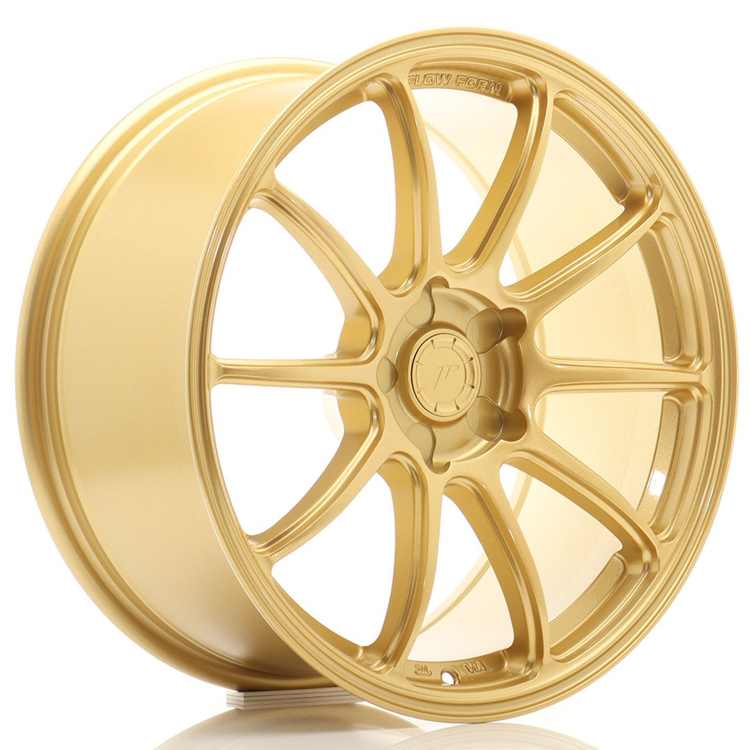 Llanta Japan Racing SL-04 Super Light 18x8" 5 tornillos a medida ET20-35 dorado