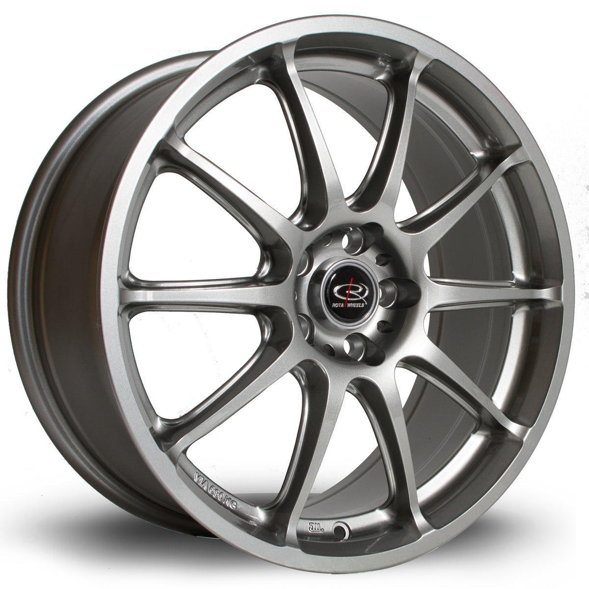 Llanta Rota GRA 17x7,5" 5x100 ET48 gris oscuro