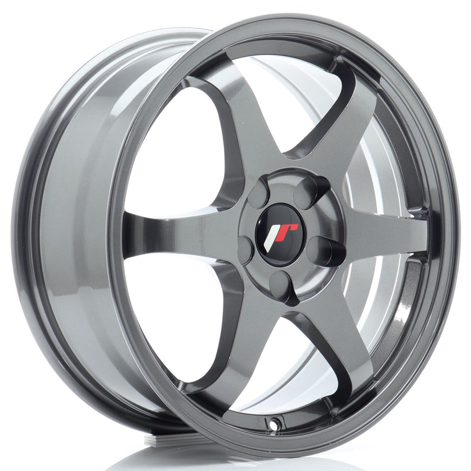 Japan Racing JR-3 17x7" (5 hole custom PCD) ET20-42, Gunmetal