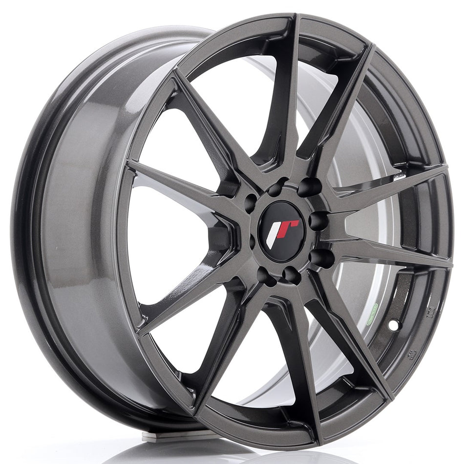 Japan Racing JR-21 17x7" 5x100/114.3 ET40, Hyper Gray