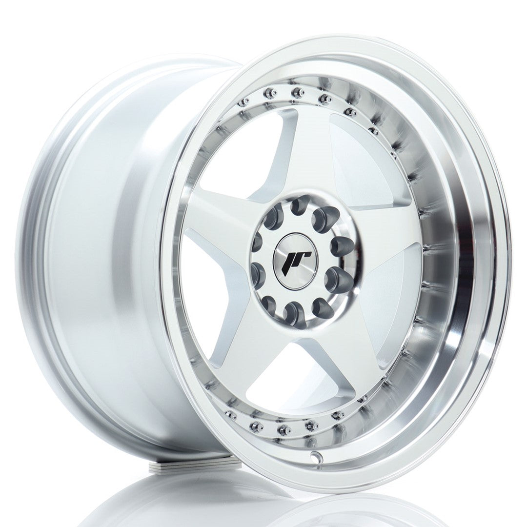 Llanta Japan Racing JR-6 17x10" 5x114.3/5x120 ET20 plata mecanizada