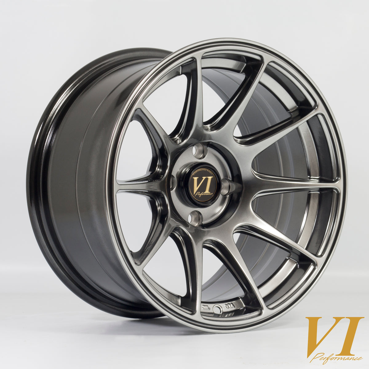 Llanta Rota BDR 15x8,25" 4x100 ET0 negro hyper