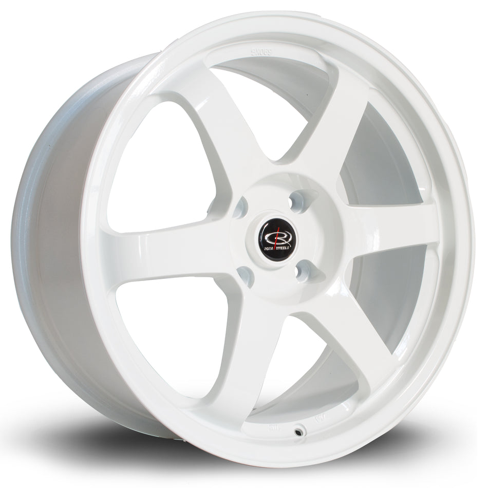 Rota Grid 18x8.5" 5x114.3 ET44, White