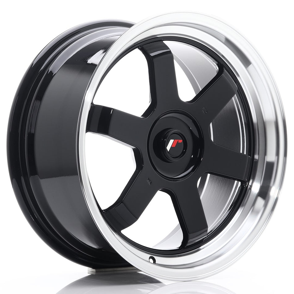 Japan Racing JR-12 17x8" (4 & 5 hole custom PCD) ET35, Gloss Black