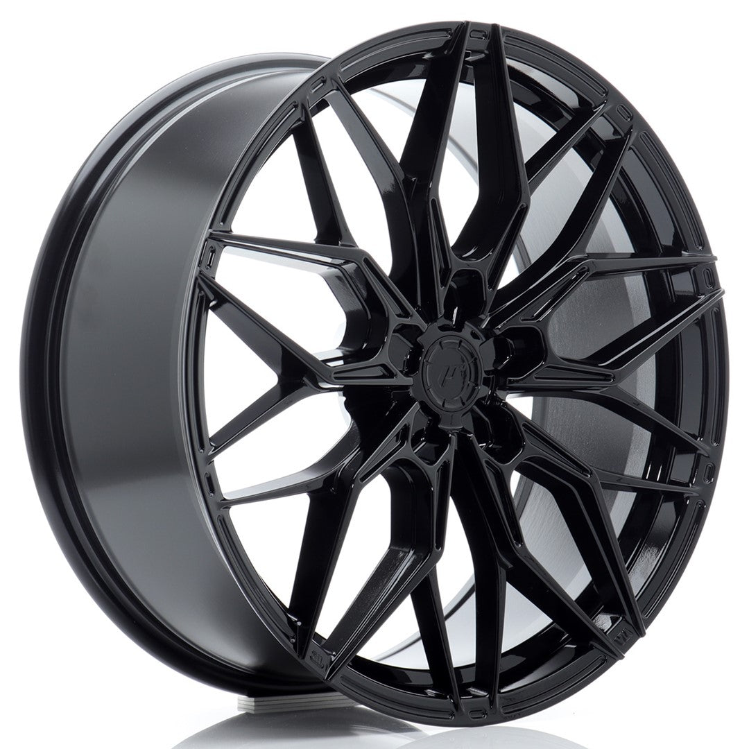 Llanta Japan Racing JR-46 20x9" 5 tornillos a medida ET20-51 negro brillo