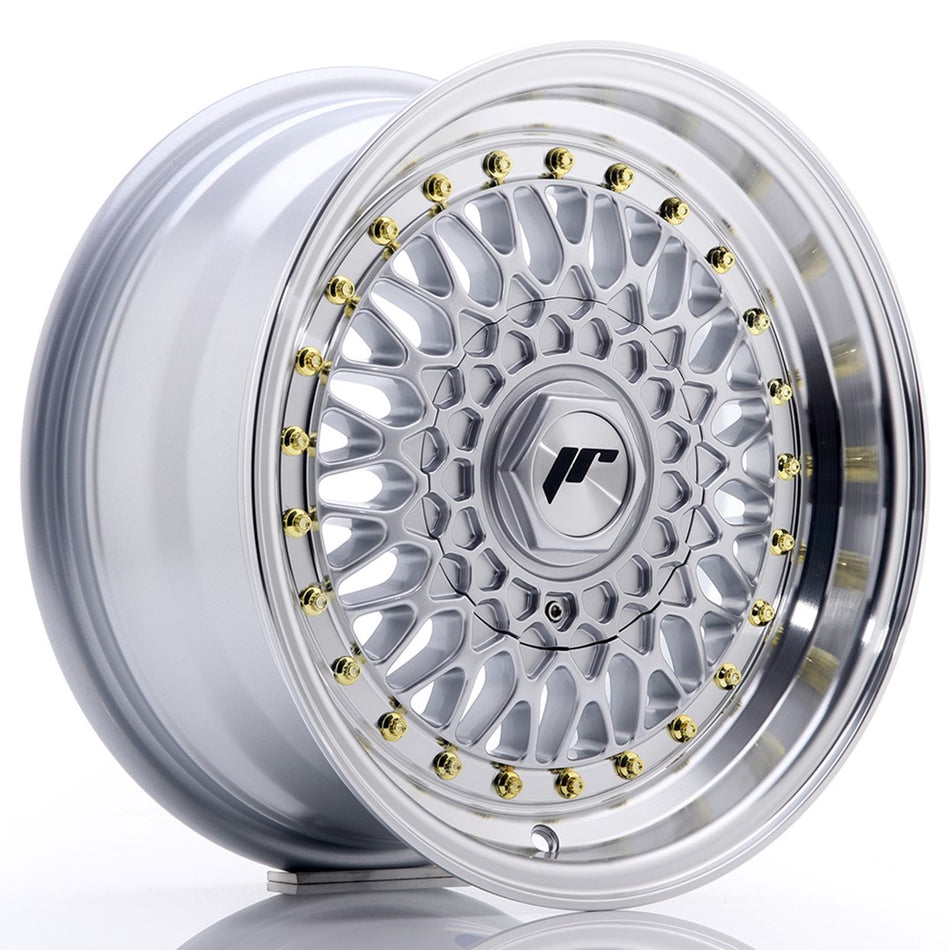 Japan Racing JR-9 15x7" (4 & 5 hole custom PCD) ET20, Hyper Silver