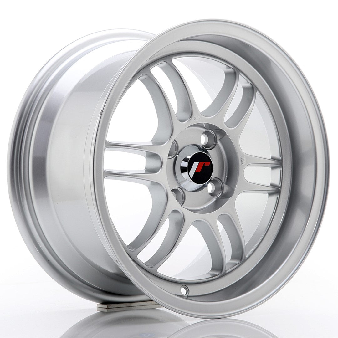 Llanta Japan Racing JR-7 15x8" 4x100 ET35 plata