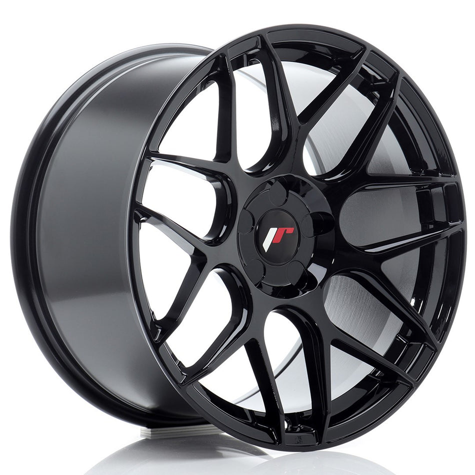 Japan Racing JR-18 Extreme Concave 18x9.5" (5 hole custom PCD) ET20-43, Gloss Black