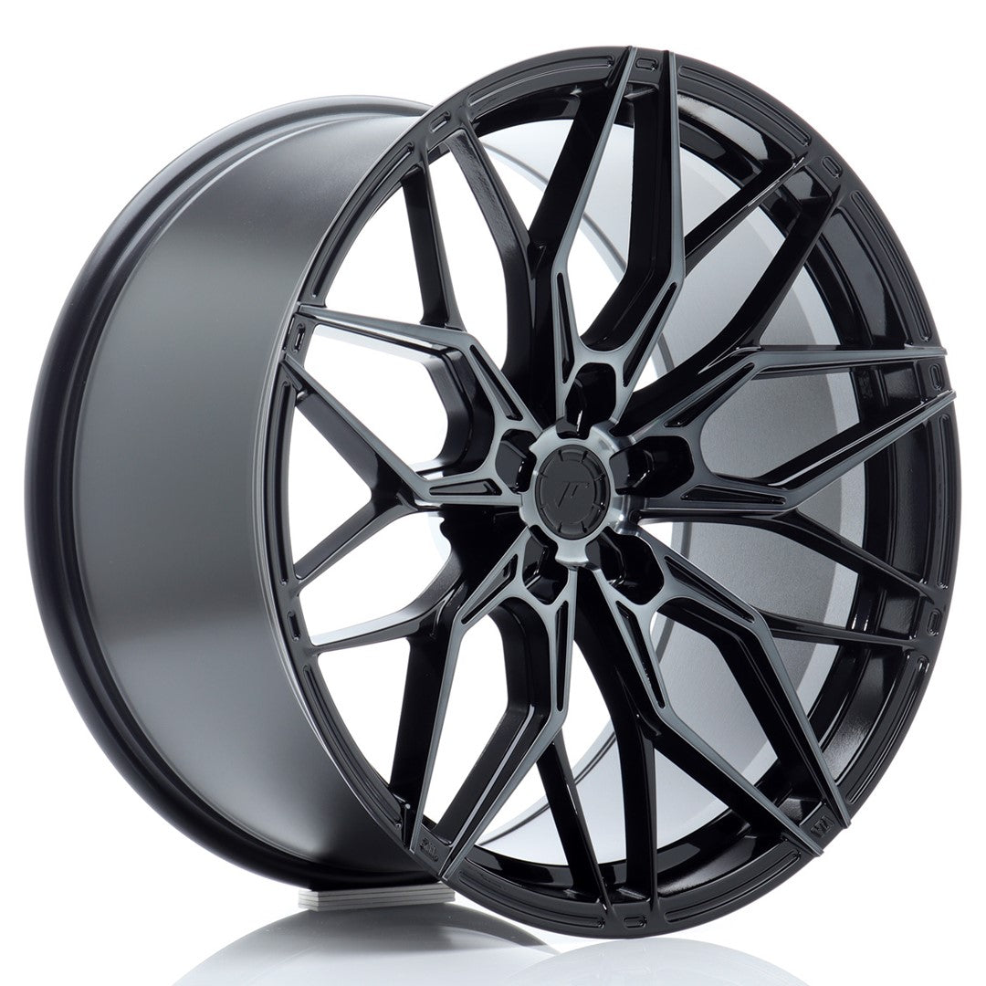 Llanta Japan Racing JR-46 20x10,5" 5 tornillos a medida ET15-35 negro brillo / frontal tintado
