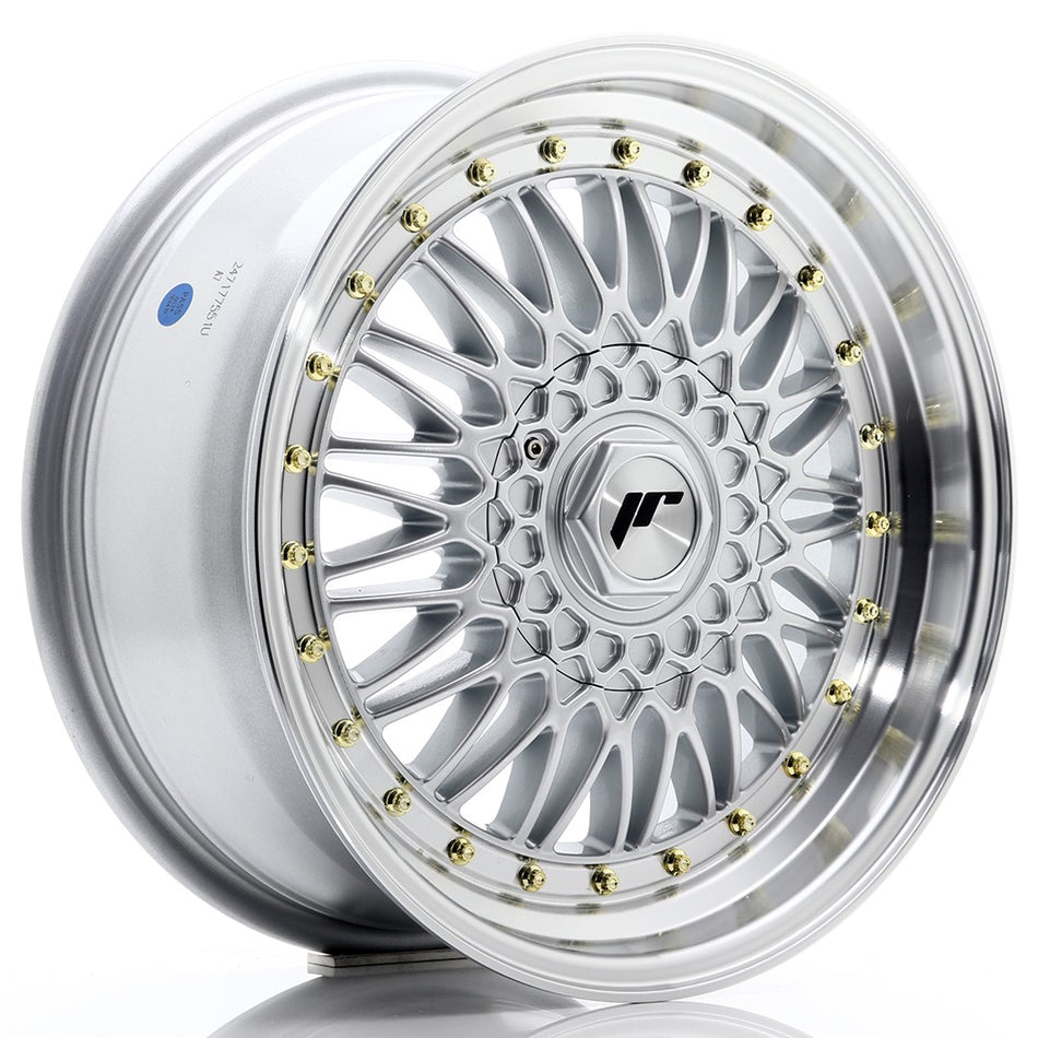 Japan Racing JR-9 17x7.5" (4 & 5 hole custom PCD) ET20, Silver
