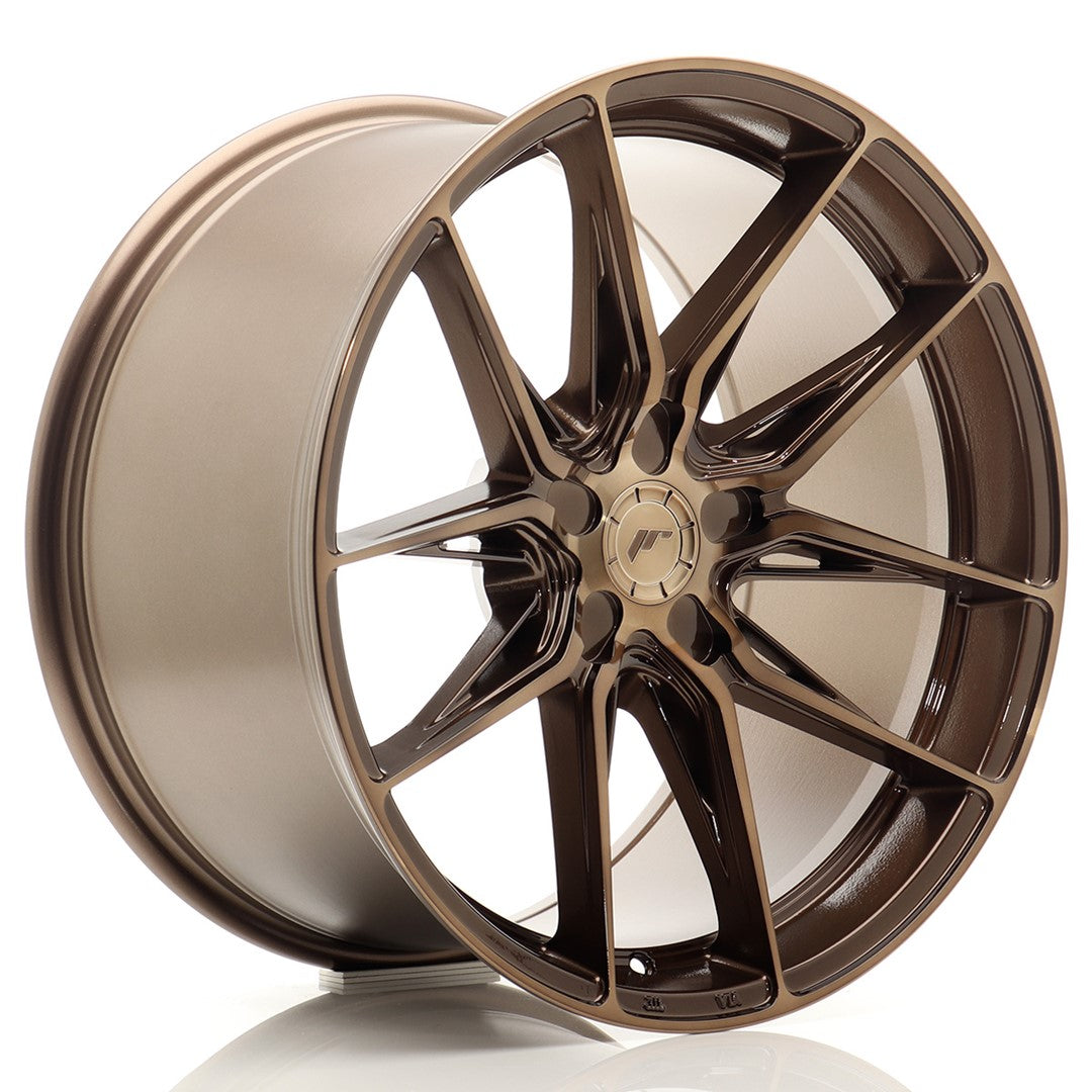 Llanta Japan Racing JR-44 19x10" 5 tornillos a medida ET15-45 bronce