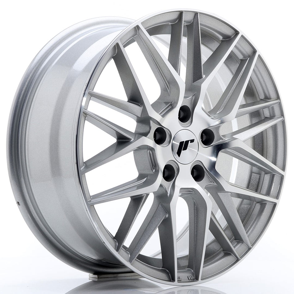 Japan Racing JR-28 17x7" 5x100 ET35, Machined Face Silver
