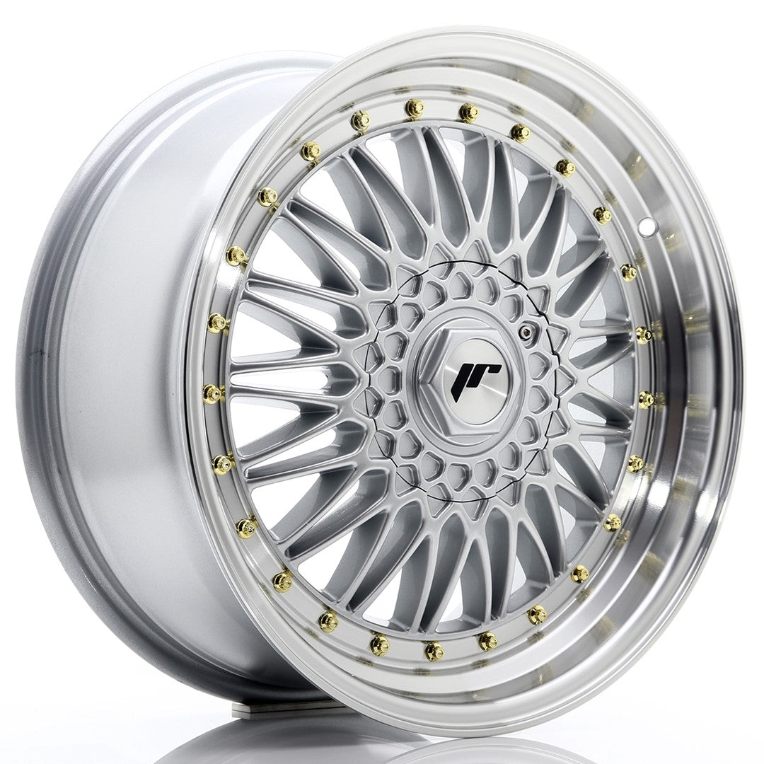 Llanta Japan Racing JR-9 18x8" a medida ET35-40 plata
