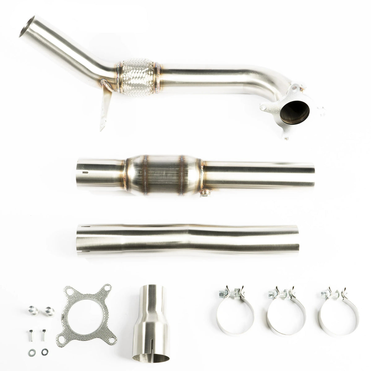 Downpipe con catalizador CTS Turbo VW Tiguan Mk1 y Audi Q3 8U (2009-2017)