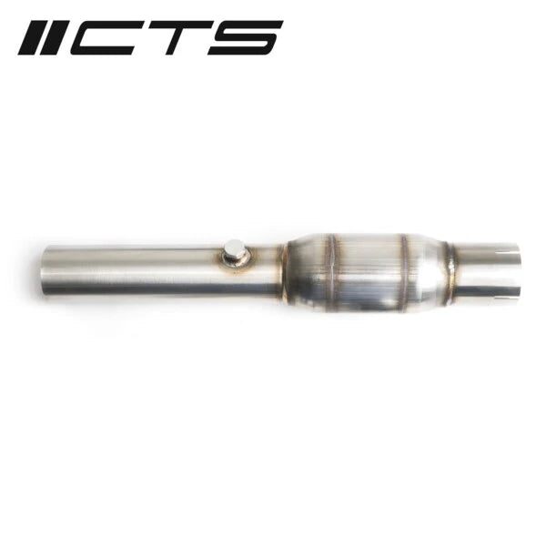 Catalizador de alto flujo CTS Turbo para downpipe TSI Gen3 no MQB