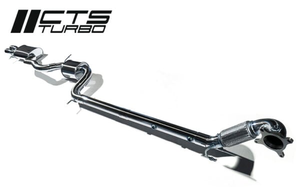 CTS Turbo VW MK6 Jetta 2.0TSI Gen1 3'' Turbo-back Exhaust with High-Flow Cat