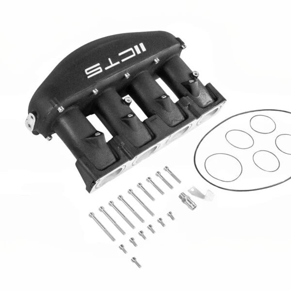 Colector de admisión de aluminio CTS Turbo 2.0 TFSI EA113 y TSI EA888.1/.2 con tomas de metanol